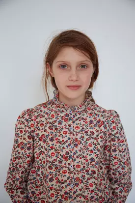 [40%OFF] MADISON BLOUSE-CREAM FLORAL