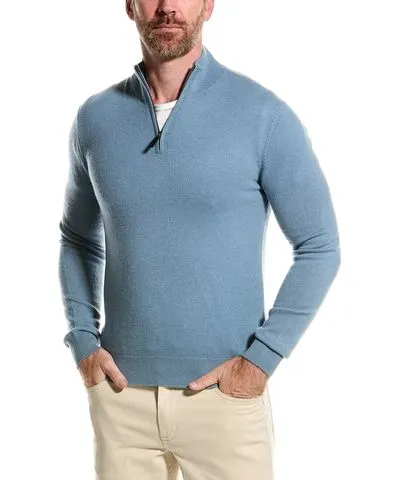 Alashan Cashmere 1/4-Zip Mock Sweater