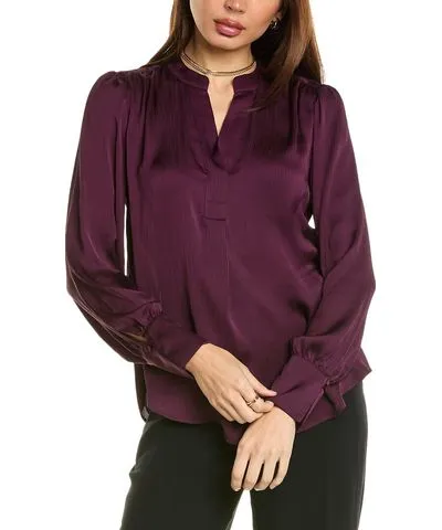 Anne Klein V-Neck Blouse