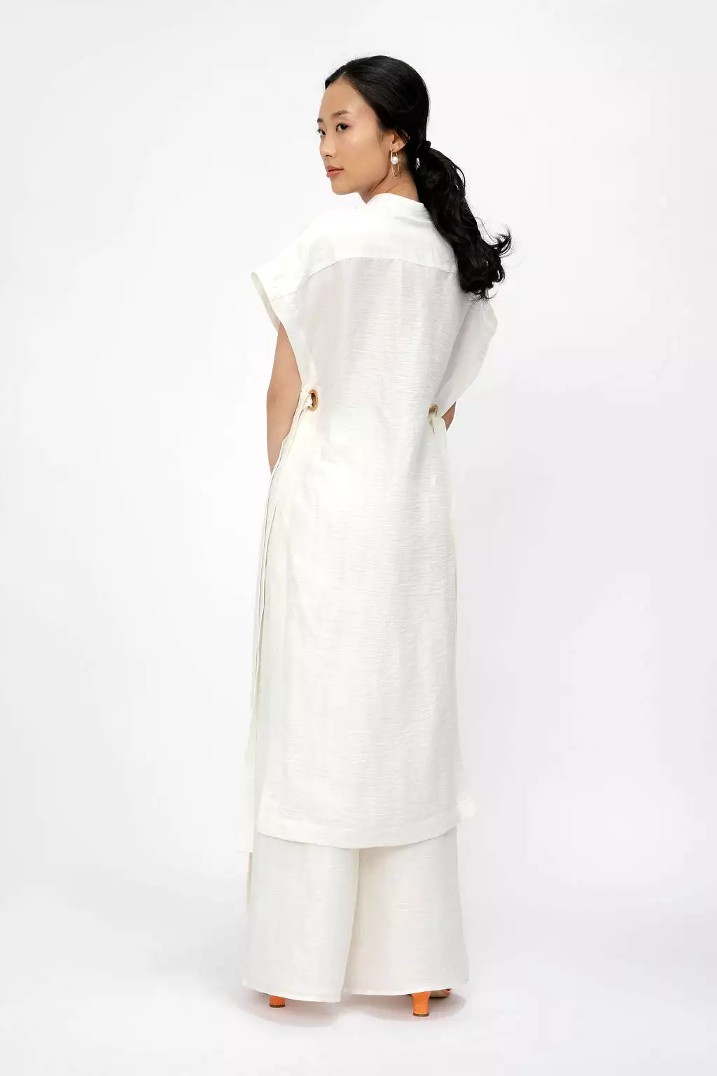 Aston Tunic Top in Off White