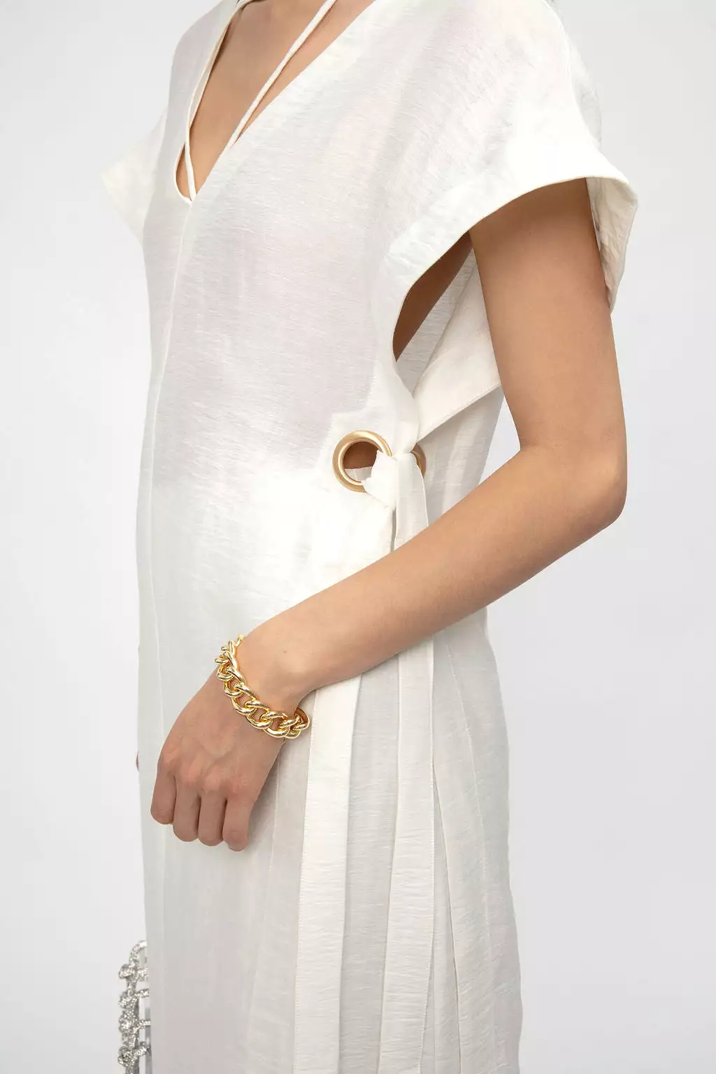 Aston Tunic Top in Off White