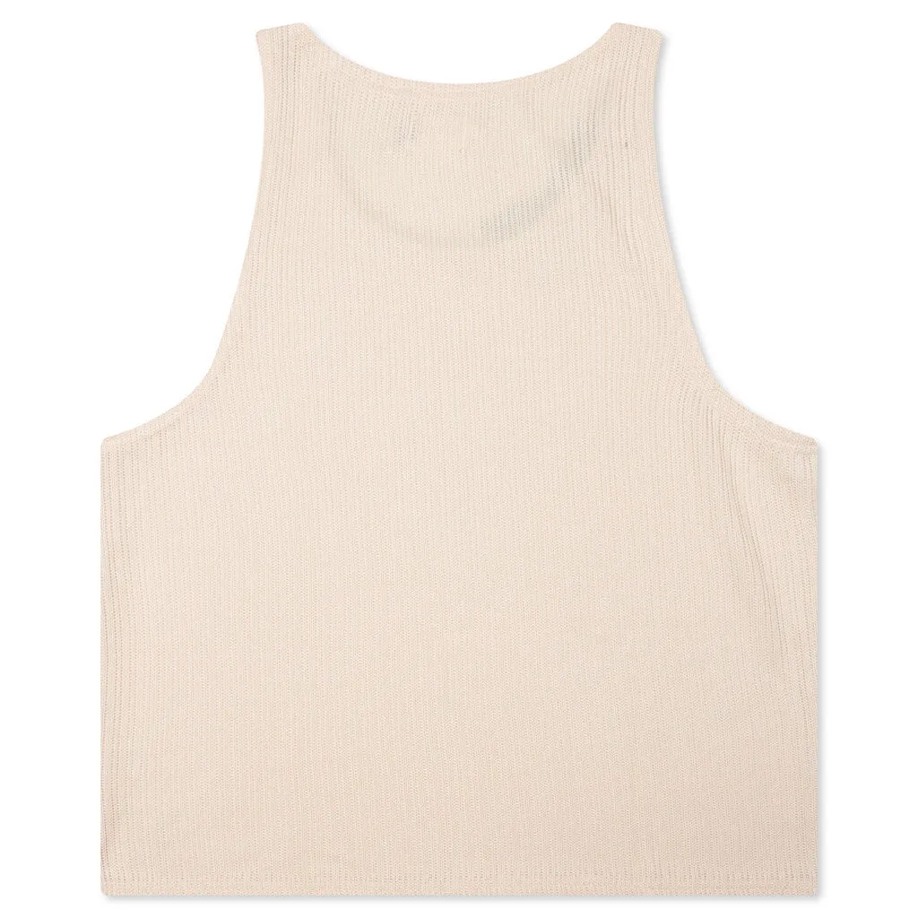 B-Summer Knit Tank Top - Bone