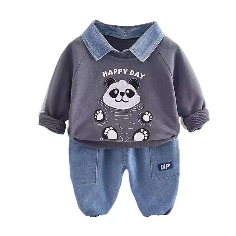 Bear Panda  Sweater + Pants Set