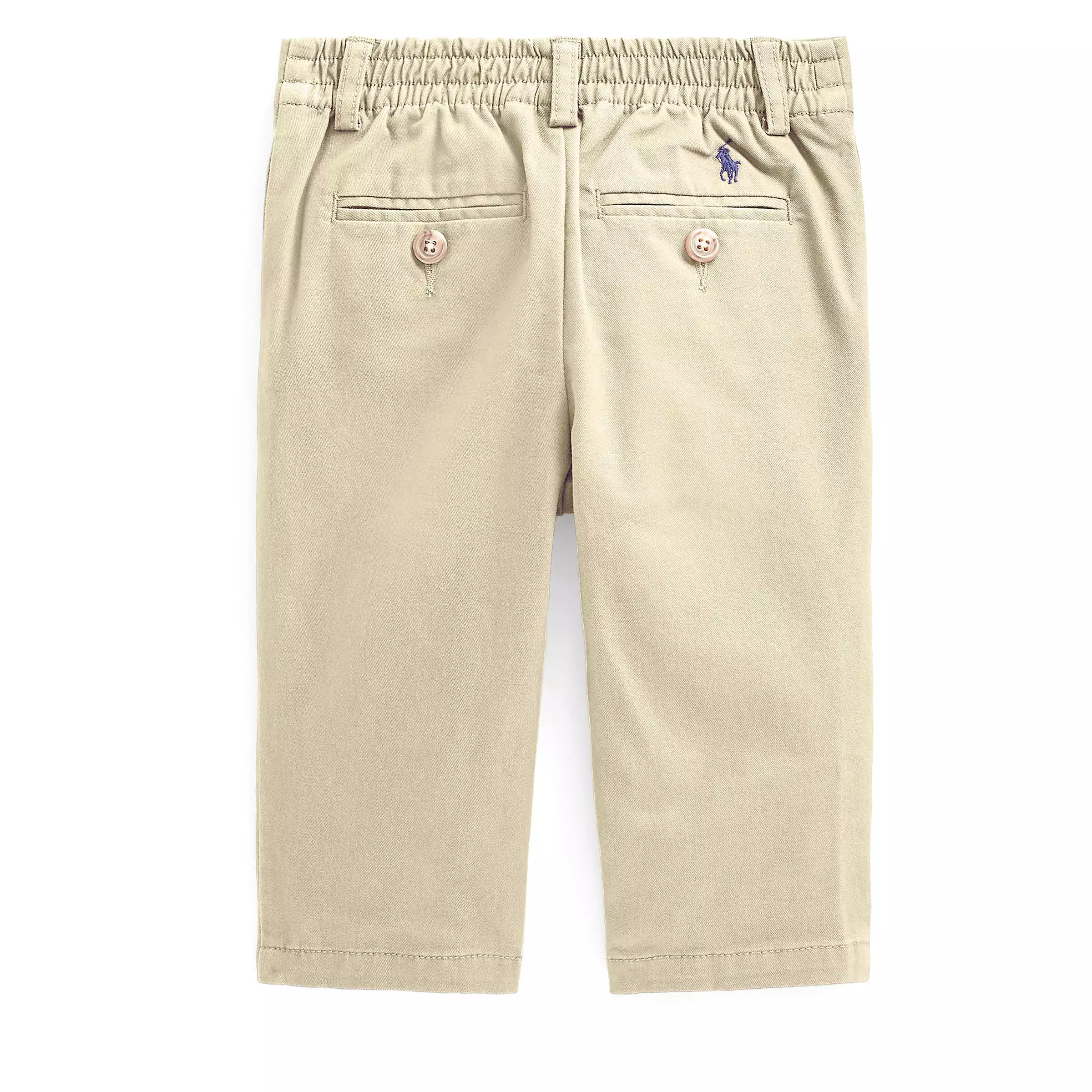 Beige Stretch Chino Pants