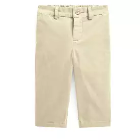 Beige Stretch Chino Pants