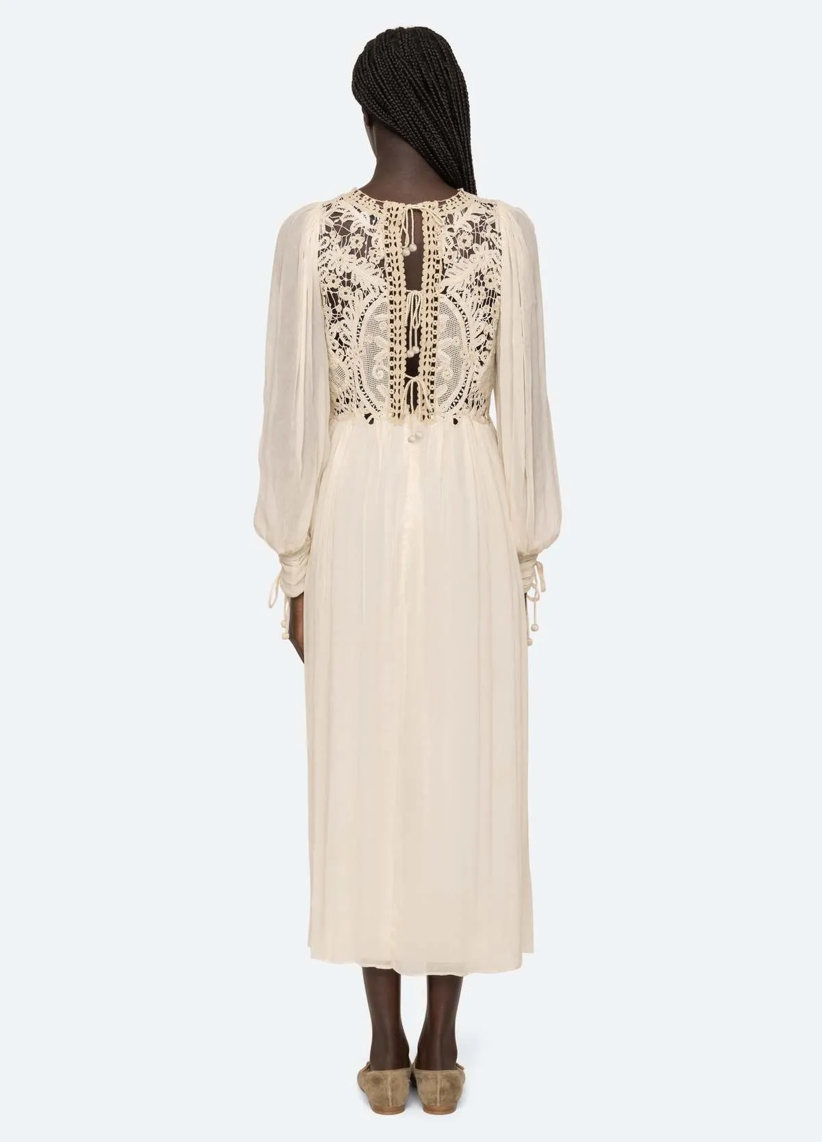 Bente L/S Dress - cream