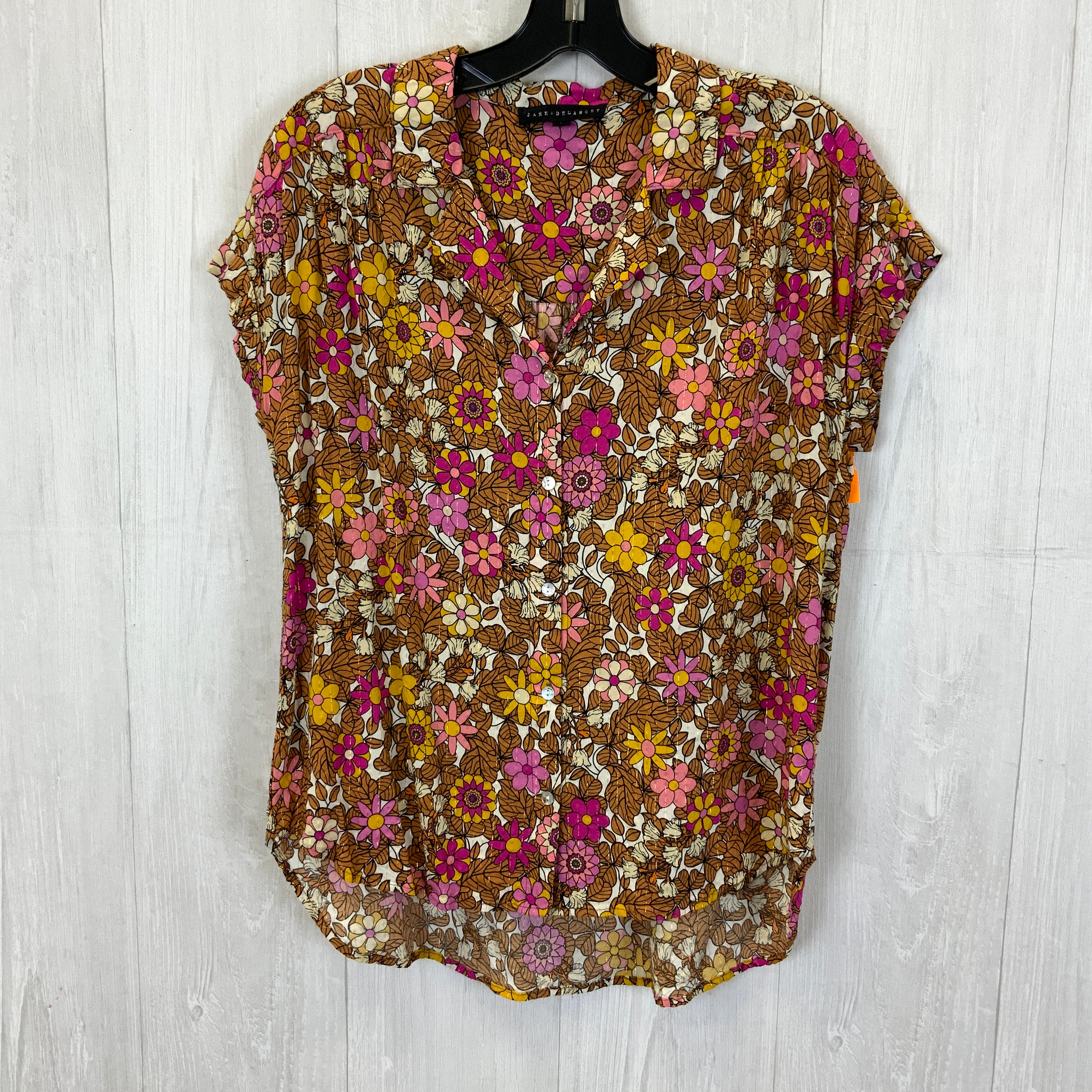 Blouse Short Sleeve By Jane And Delancey  Size: L