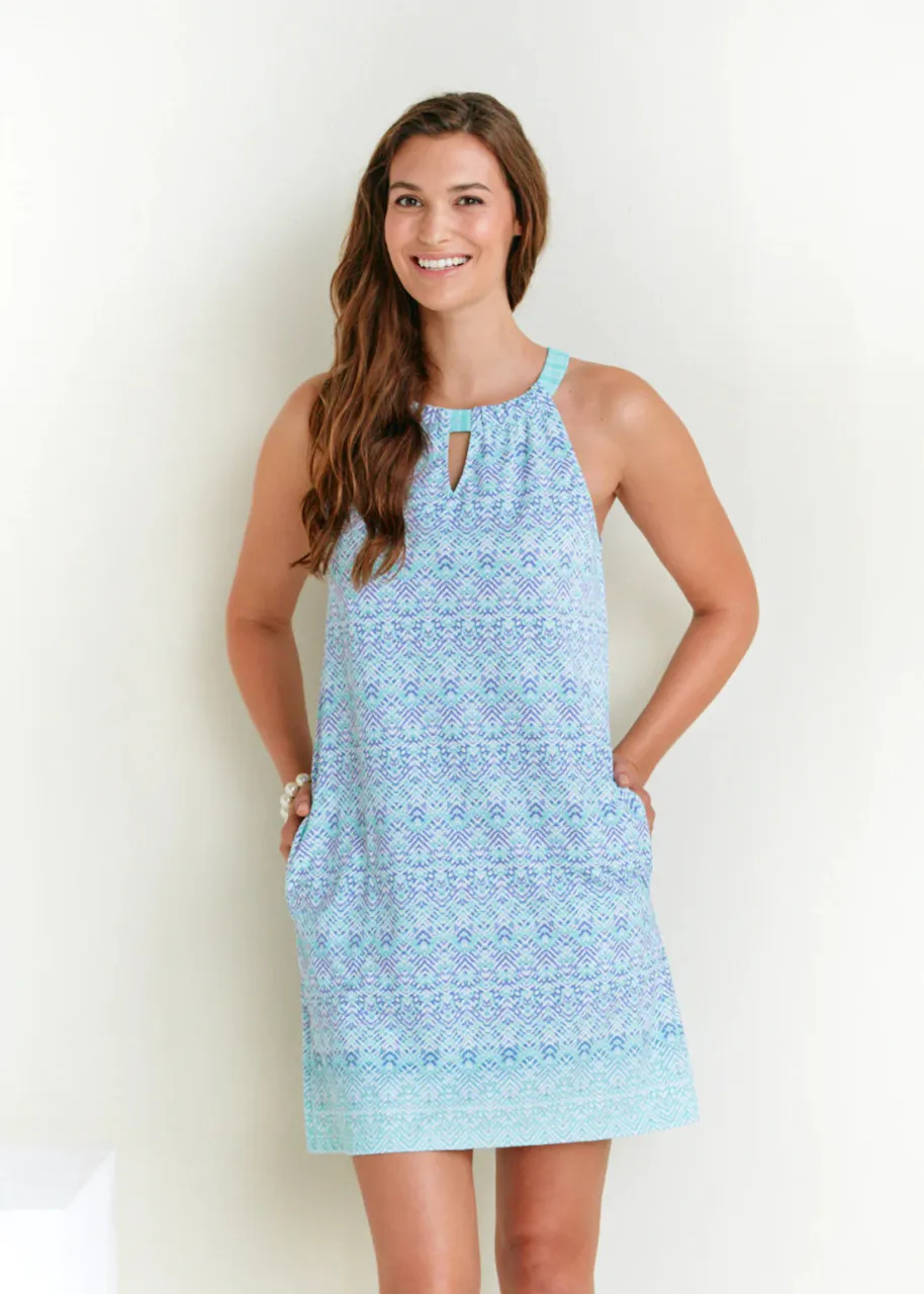 CABANA LIFE SLEEVELESS SHIFT DRESS - NAPLES