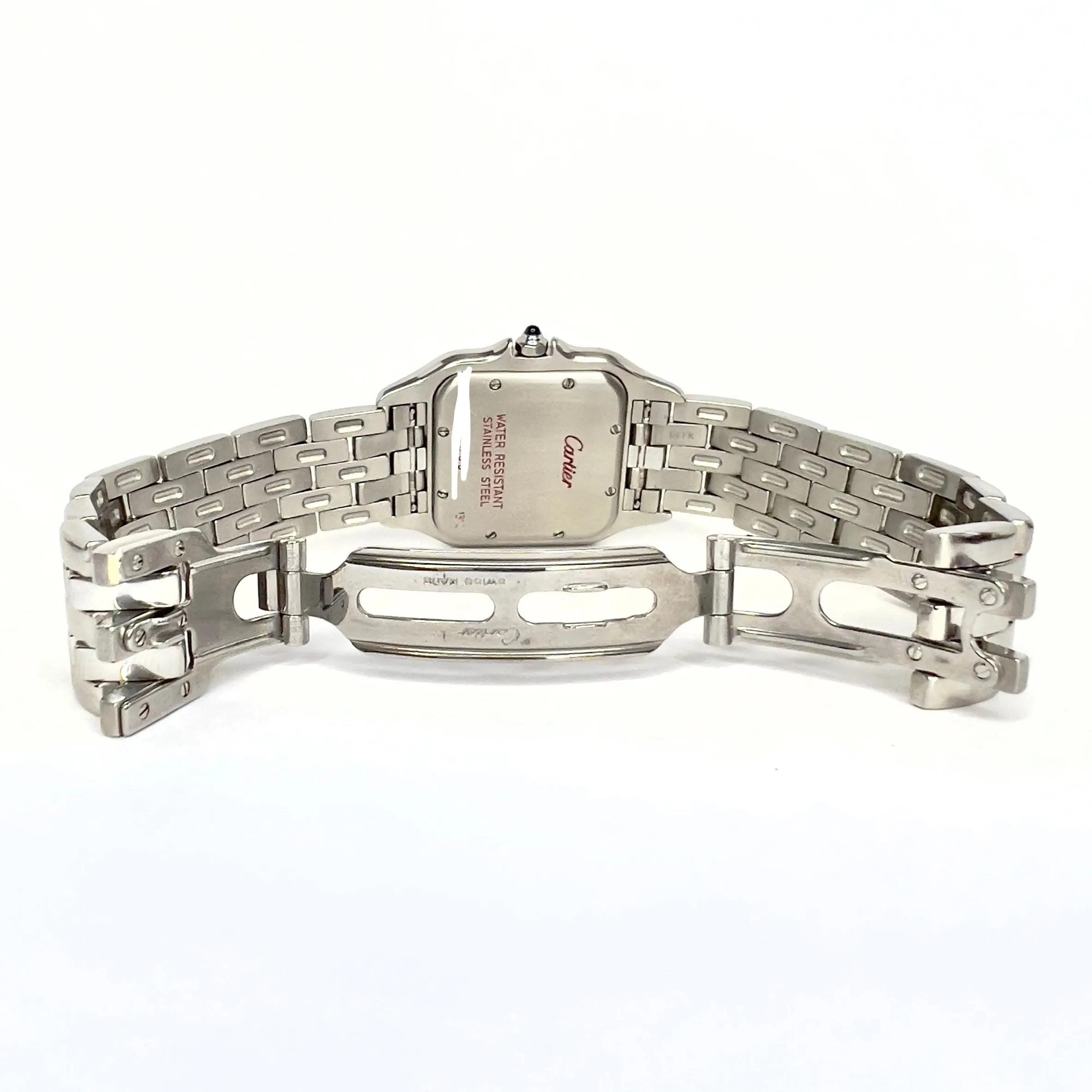 CARTIER PANTHERE Quartz 27mm Steel 0.48TCW Diamond Watch