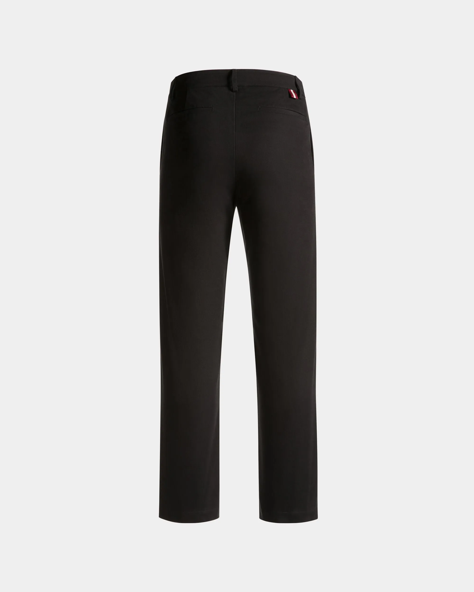 Chino Pants In Black Cotton 