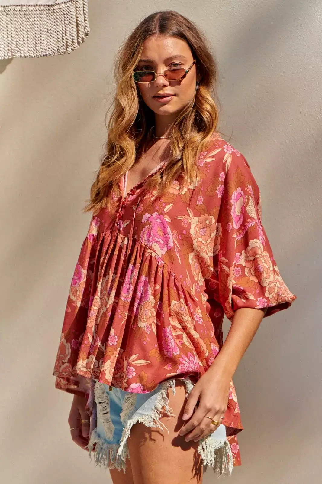 Chloe Top Blouse - Woodstock Collection