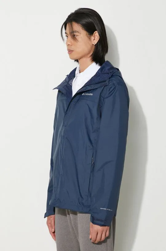 Columbia outdoor jacket Watertight II navy blue color