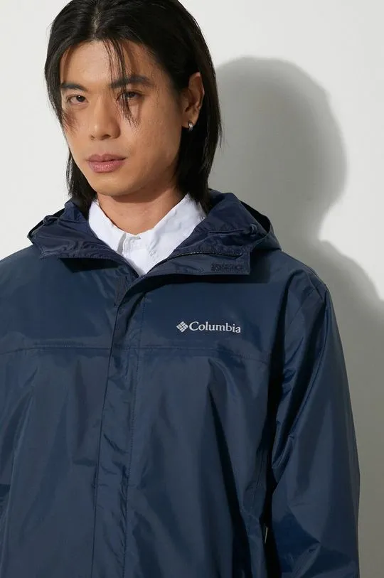 Columbia outdoor jacket Watertight II navy blue color