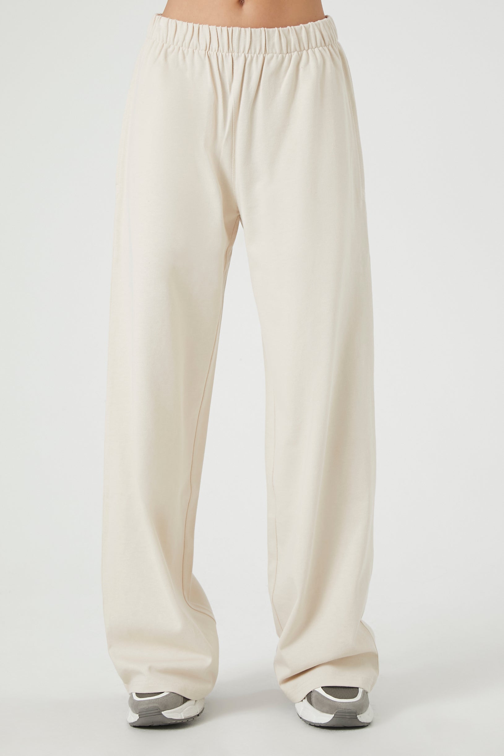 Cotton Wide-Leg Pants