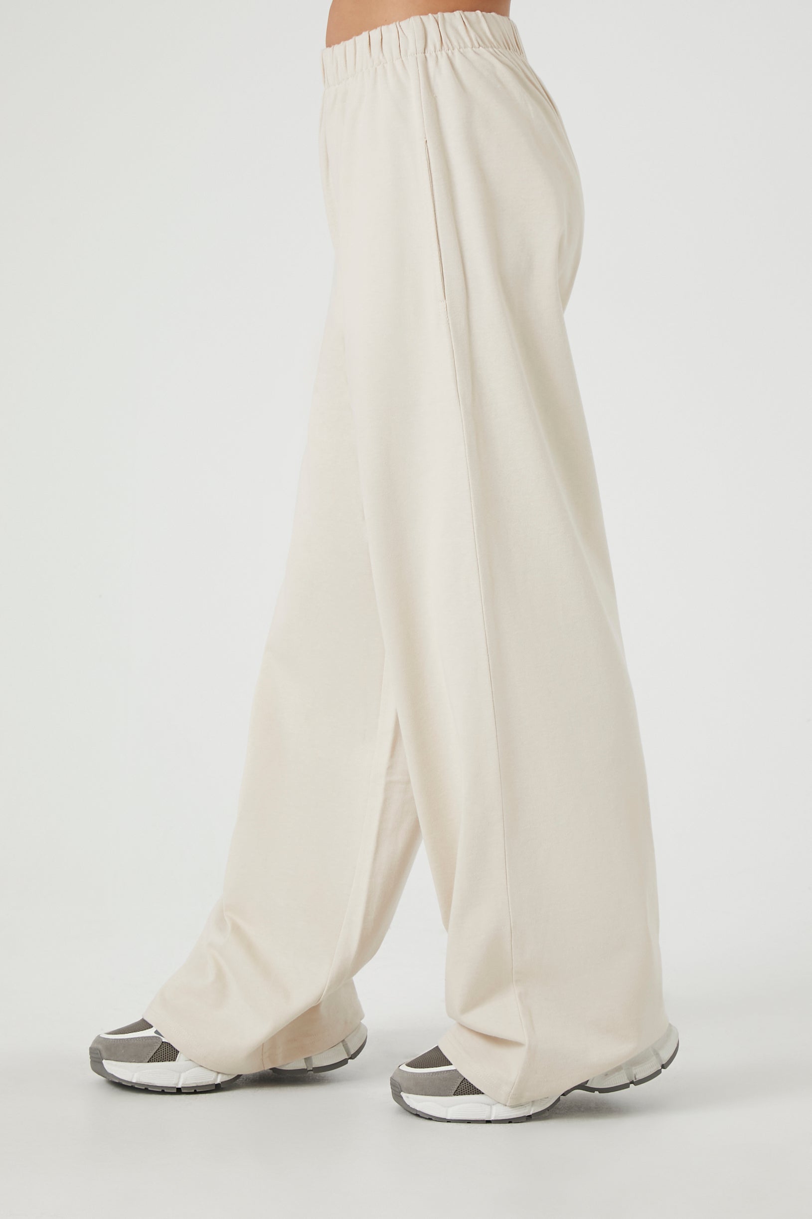 Cotton Wide-Leg Pants