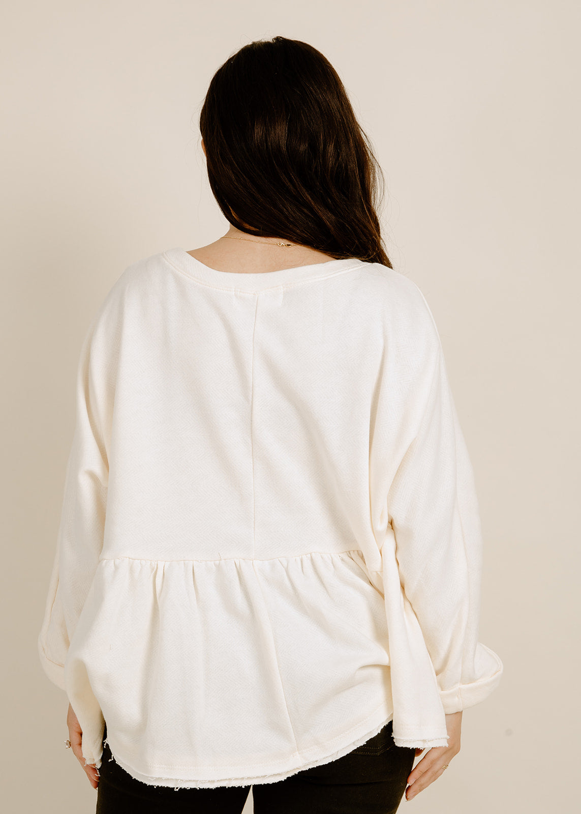 Cozy Nights Top - Cream