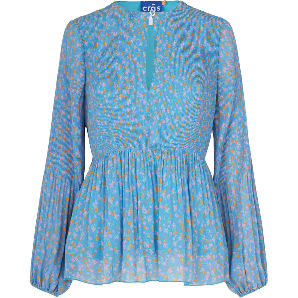 Cras Melindacras Blouse - Floral Blue