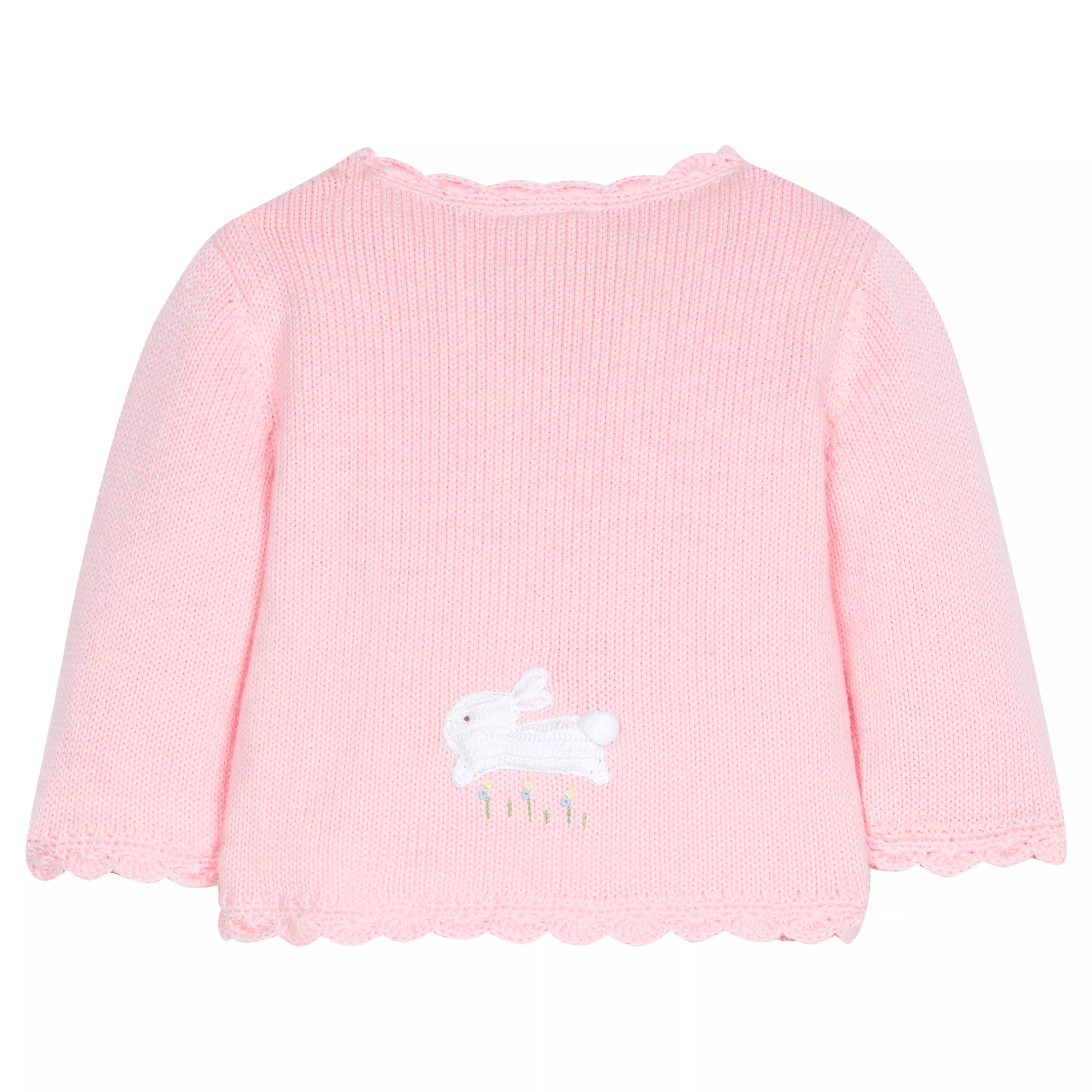 Crochet Sweater - Pink Bunny