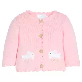 Crochet Sweater - Pink Bunny