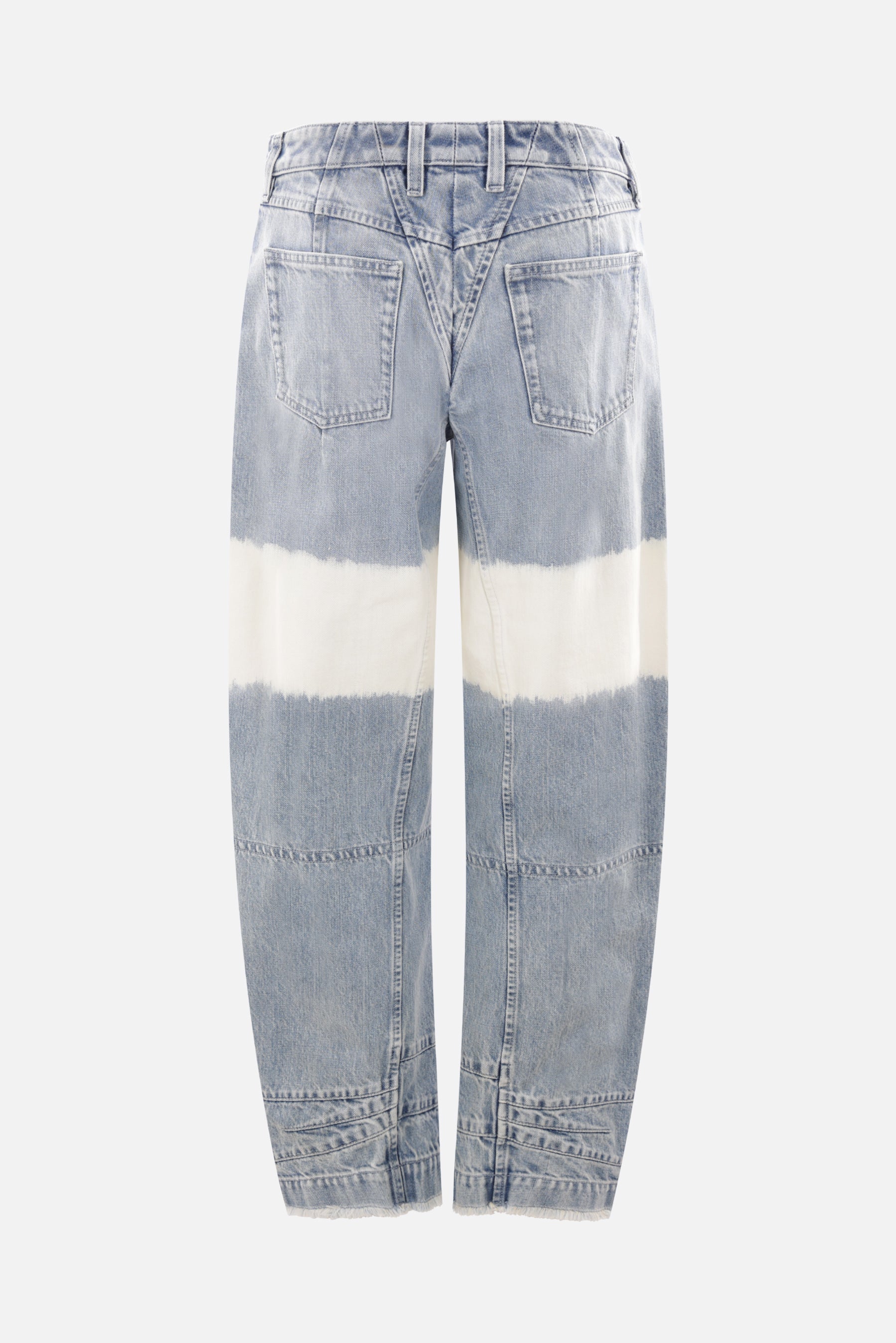 denim wide-leg jeans