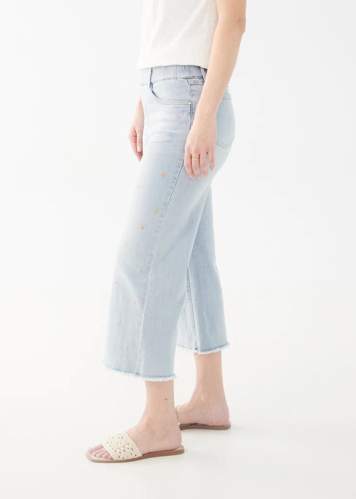 FDJ Sky Blue Pull-On Wide Leg Pants - 2538669