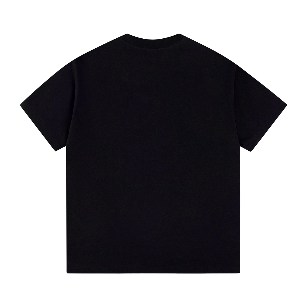 Fendi 24SS 3D printed letter logo short-sleeved T-shirt Black 3.6