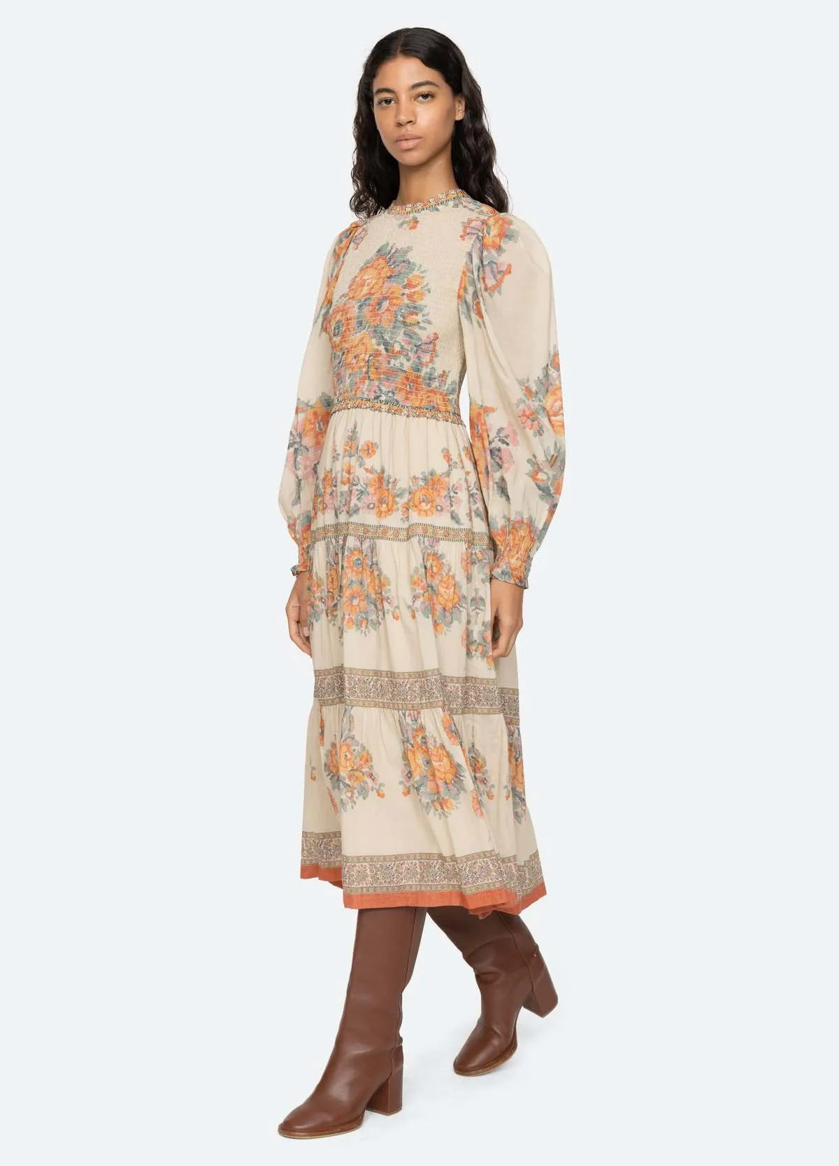 Fiorella L/S Dress - Blossom