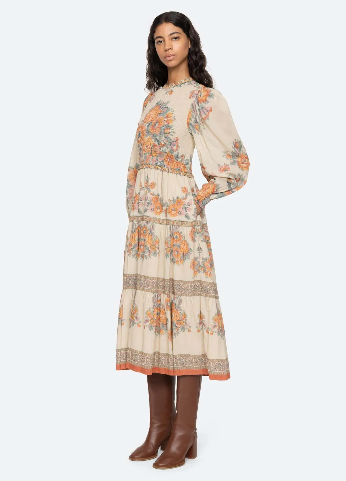 Fiorella L/S Dress - Blossom