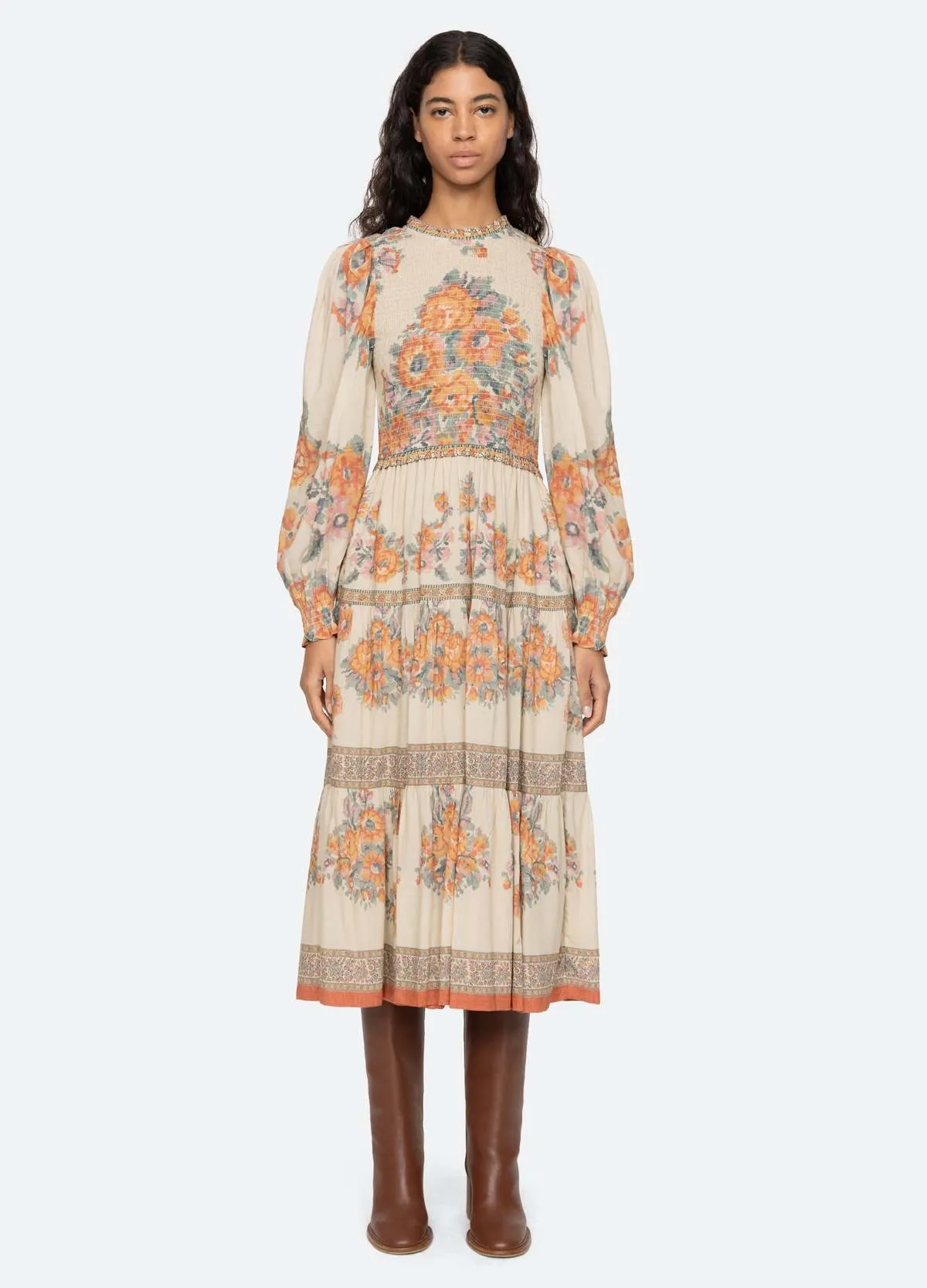 Fiorella L/S Dress - Blossom