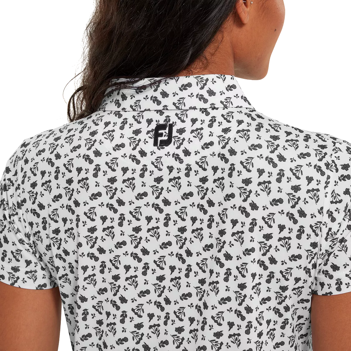 FootJoy Women's Floral Print Lisle Polo