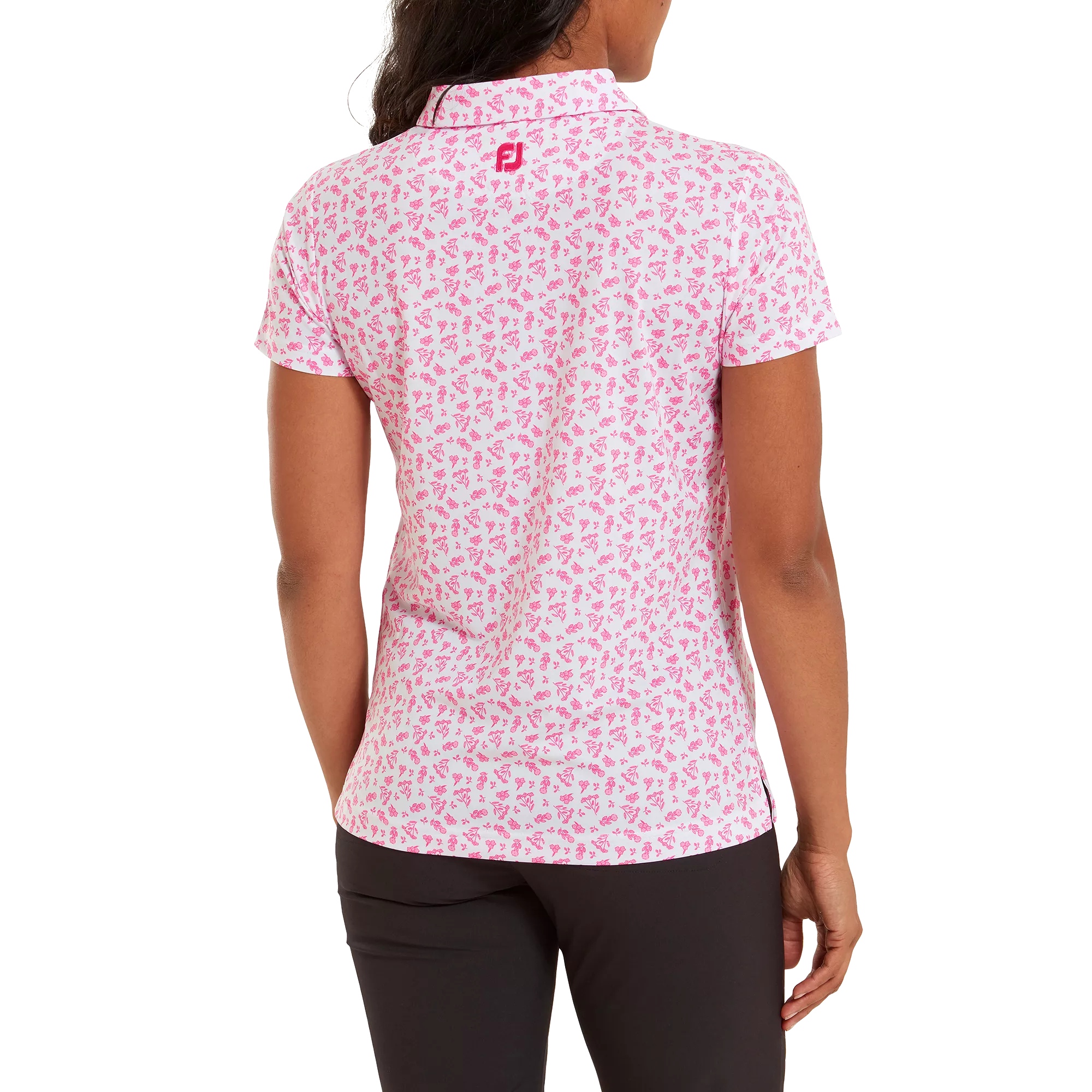 FootJoy Women's Floral Print Lisle Polo