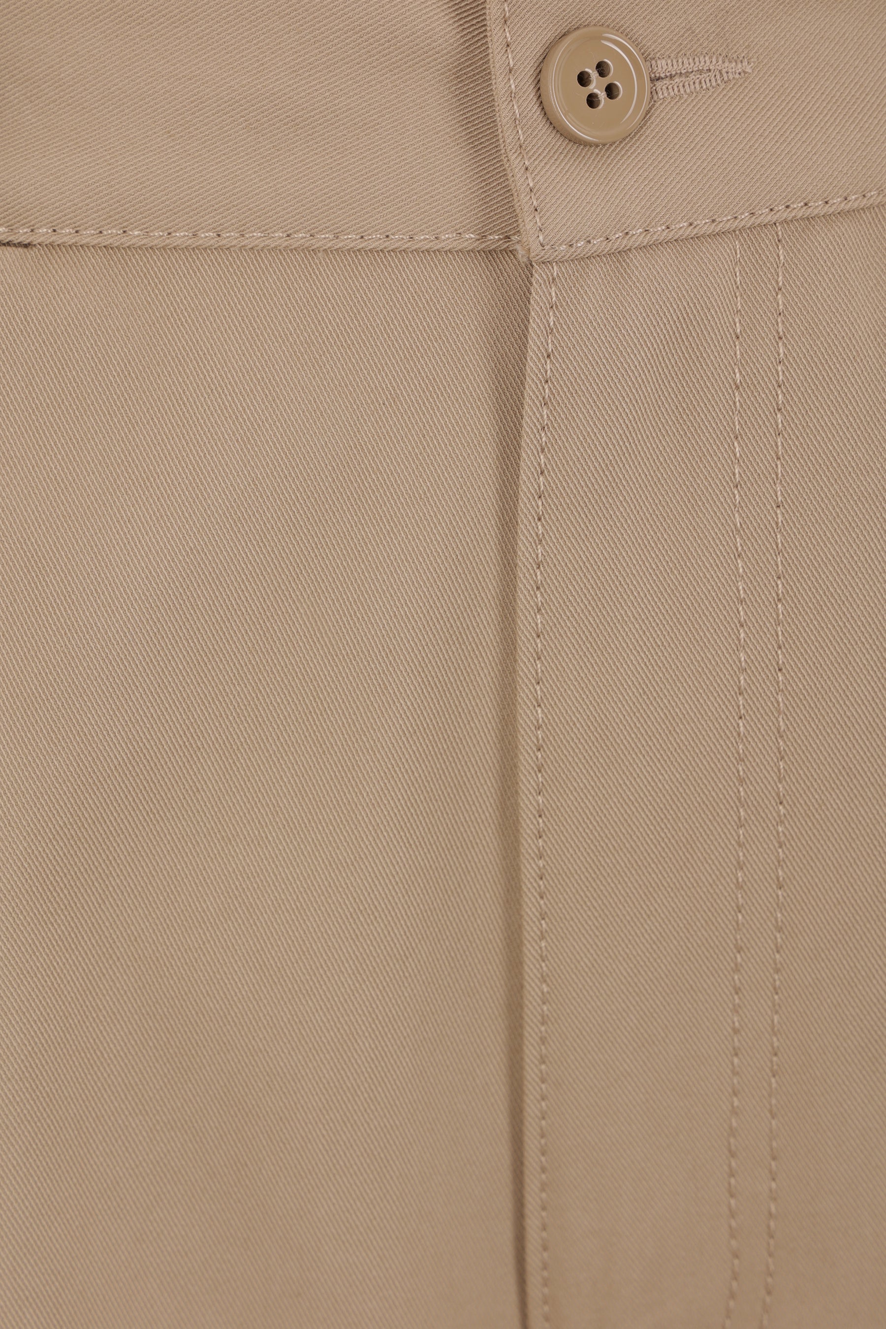 gabardine wide-leg pants with panel