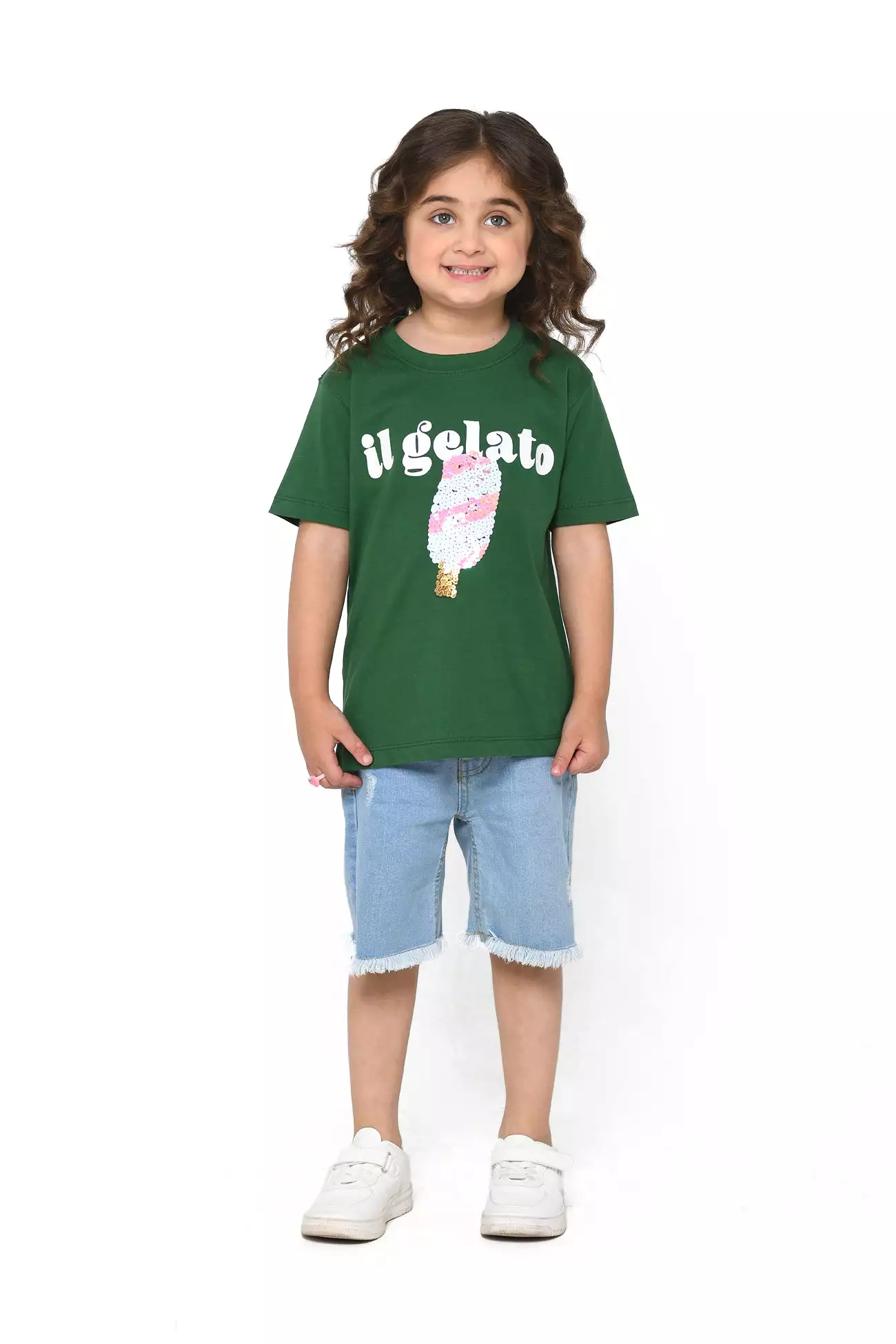 GELATO PRINTED SEQUIN T-SHIRT