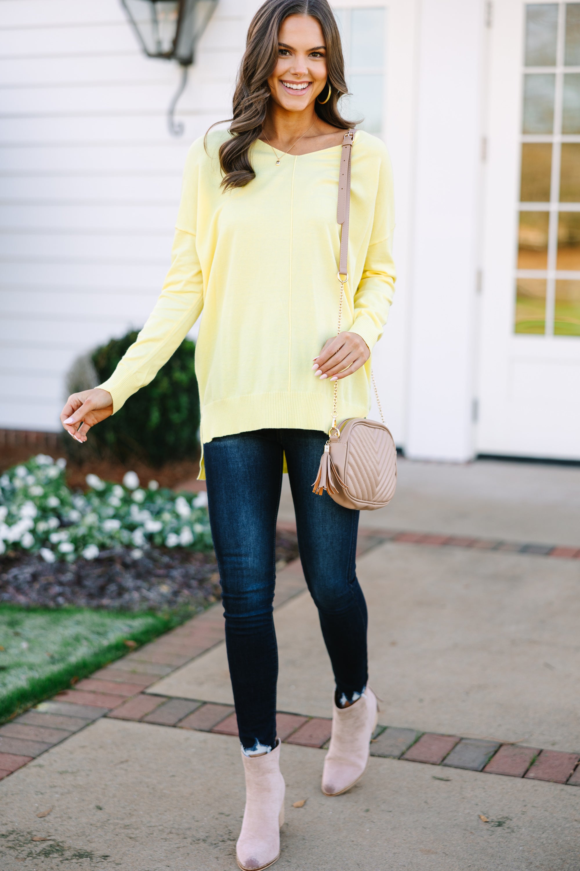 Get To Know You Banana Yellow Tunic