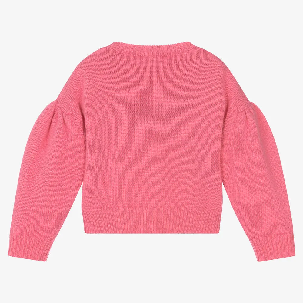 Girls Pink Disney Sweater 