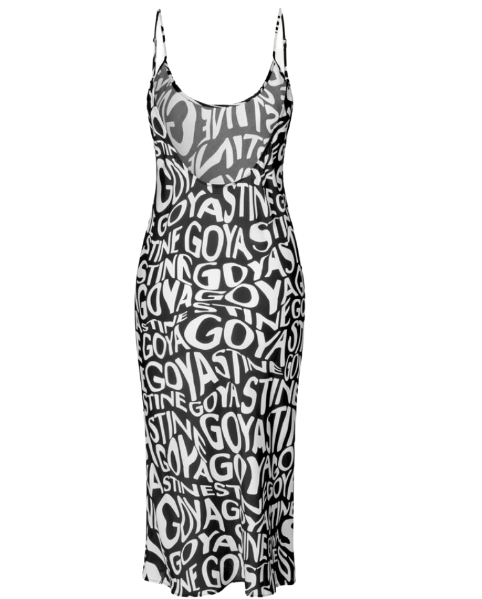 Holly Dress Liquified Logo AOP