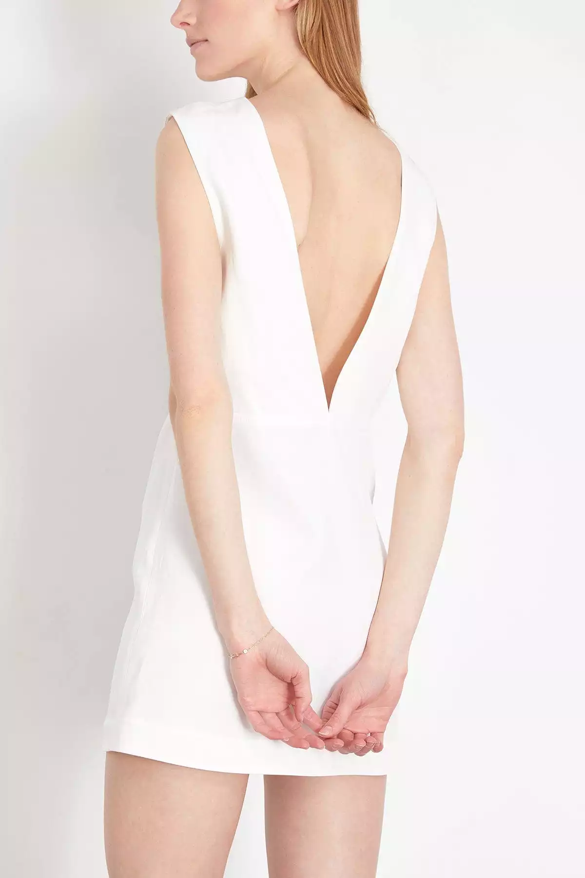 Hoya Sleeveless Dress in Ivory