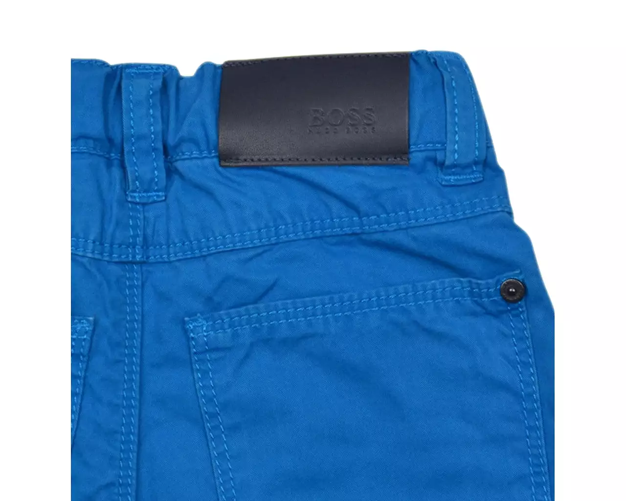 Hugo Boss Baby J04266 76N Five Pocket Cotton Chino Pants Blue