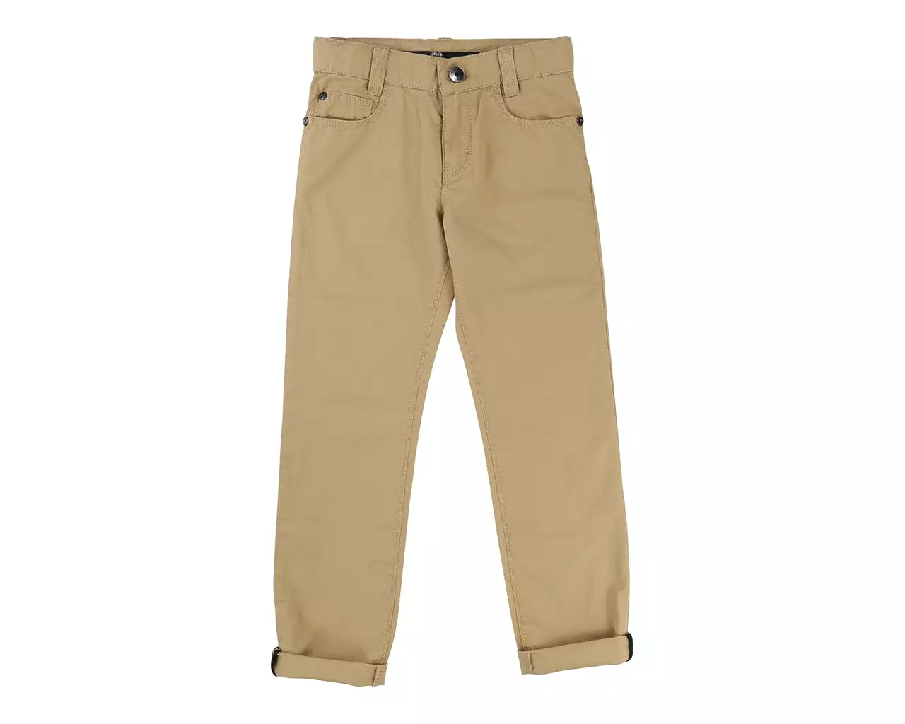 Hugo Boss Kids J24501 232 Five Pocket Cotton Chino Pants Stone 4 - 16 Years