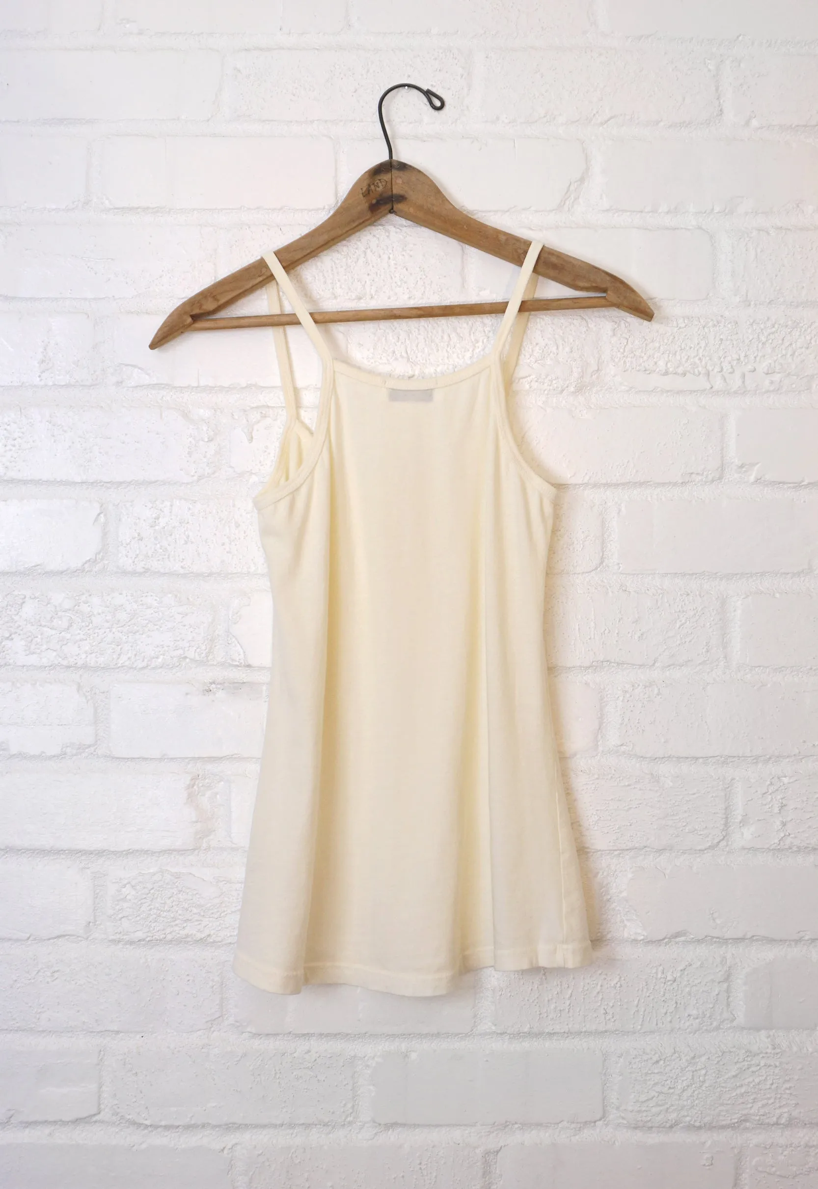 Idylwild Spaghetti Strap Tank - Whipped Cream