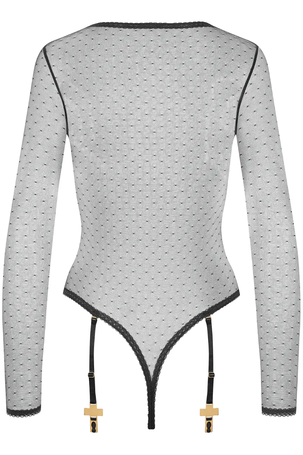 Inspiration Divine Long Sleeve Suspender Thong Body