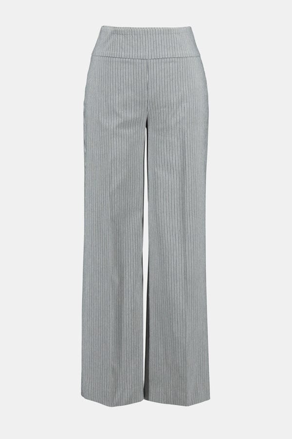 Joseph Ribkoff Vertical Striped Wide Leg Pants Style - 241197