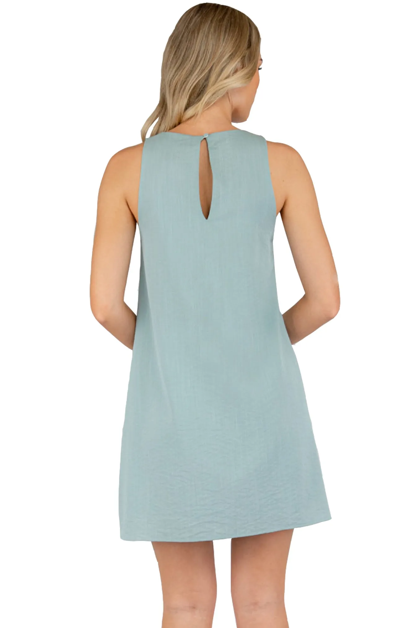 La Femme Shift Dress - Periwinkle