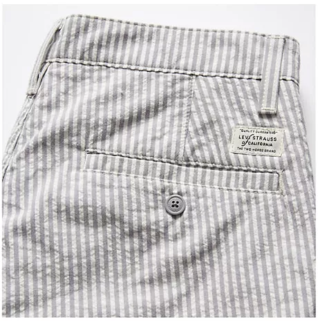 LEVI’S MEN’S XX CHINO AUTHENTIC SHORT - MARLON STRIPE WEATHERVANE