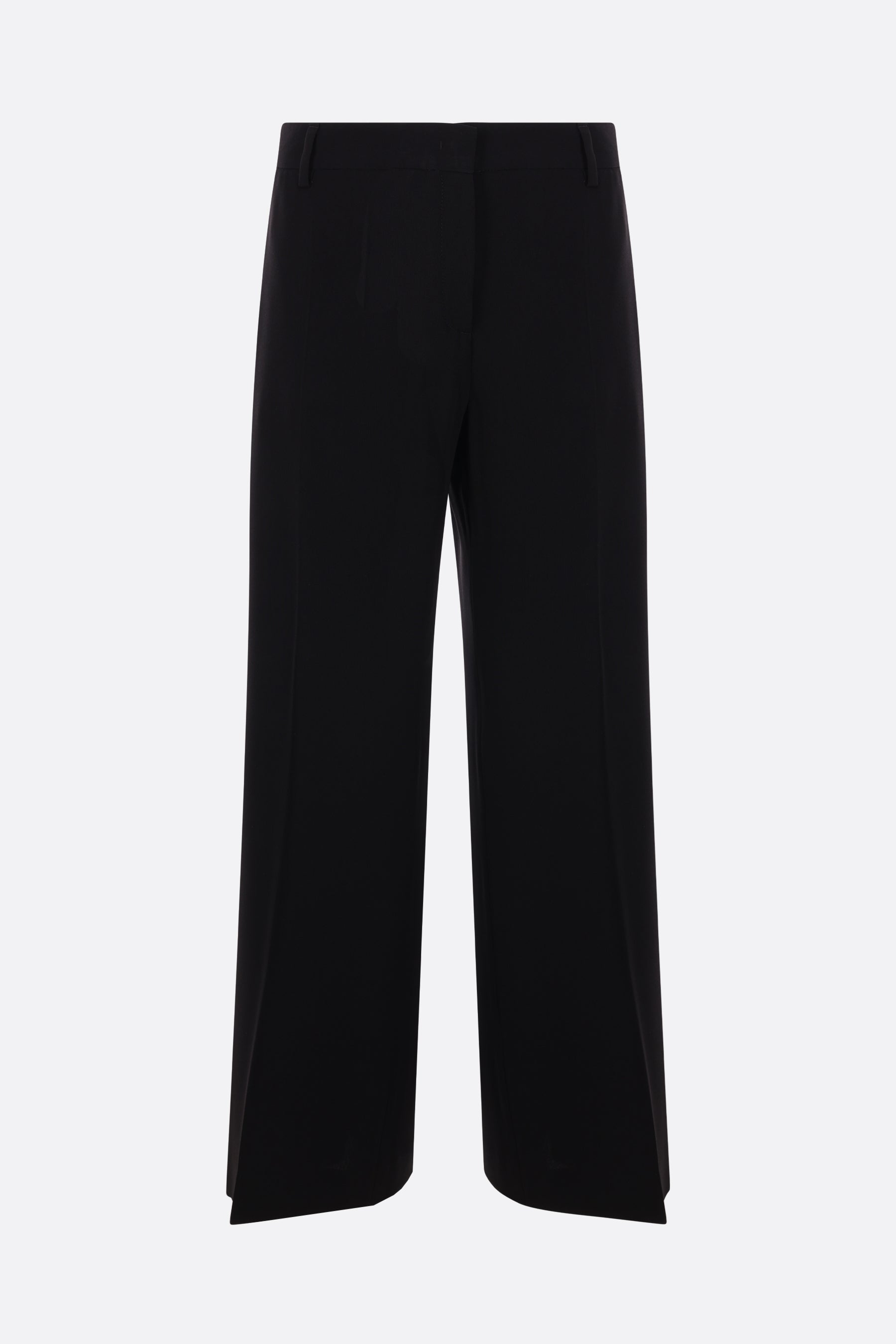 lightweight cady wide-leg pants