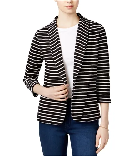 Maison Jules Womens Knit Blazer Jacket, TW1