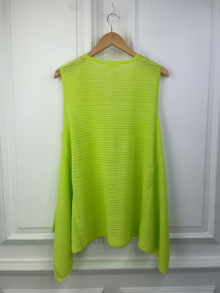 Malissa J Ribbed Knitted Top - Lime