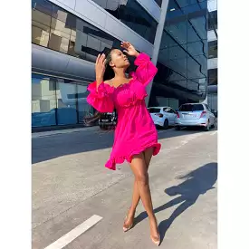 Off shoulders Long Sleeve Dress