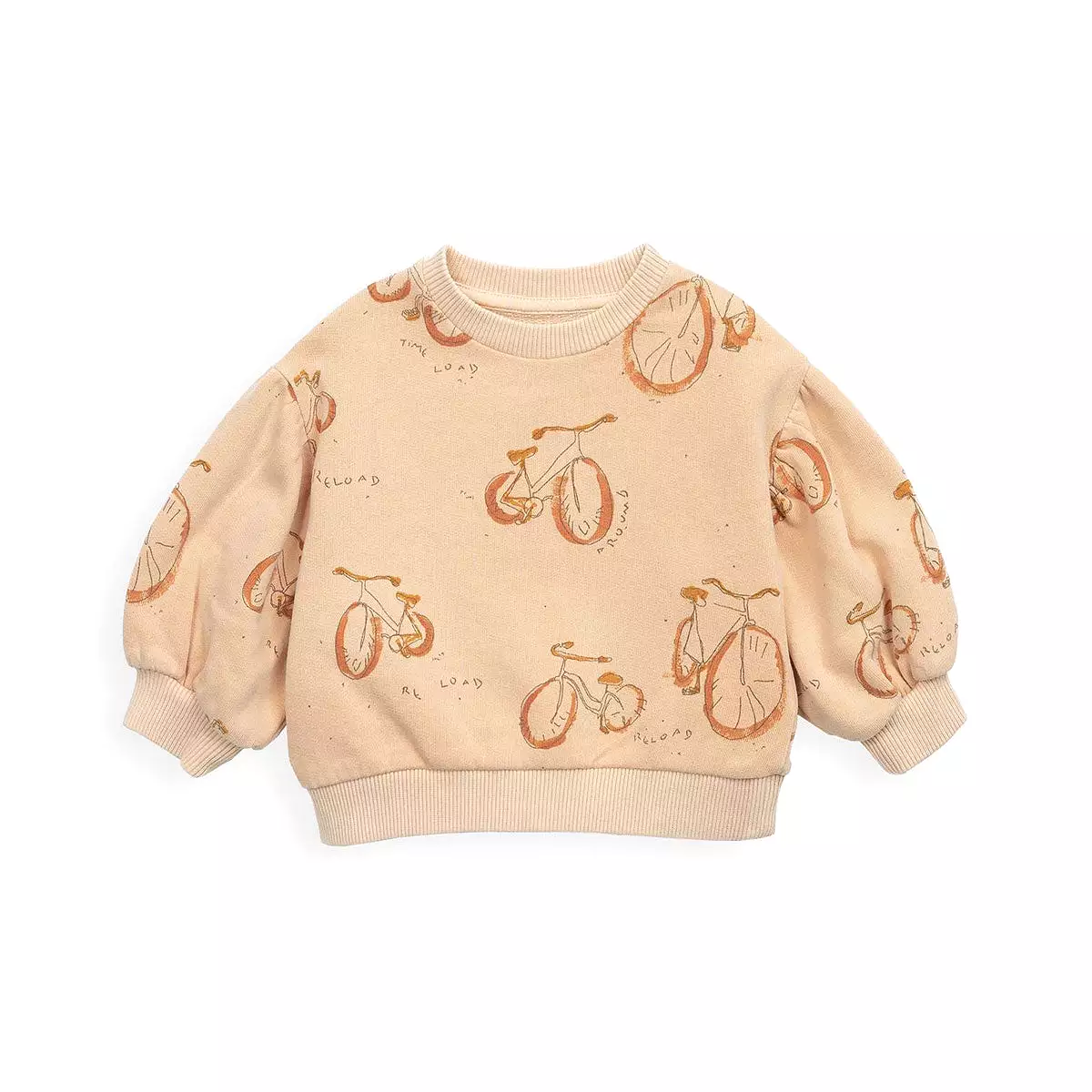 Play Up Fleece Sweater - Bicycle Print