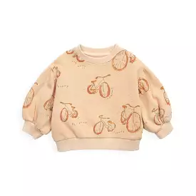 Play Up Fleece Sweater - Bicycle Print